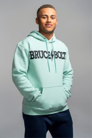 "BRUCE BOLT" Hoodie - Mint Green/Black
