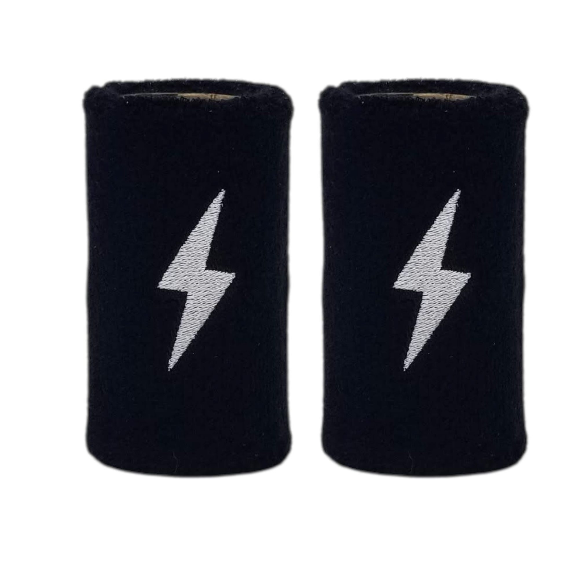 Premium Pro 4" Wristbands (2-Pack) - Black