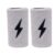 Premium Pro 4" Wristbands (2-Pack) - White