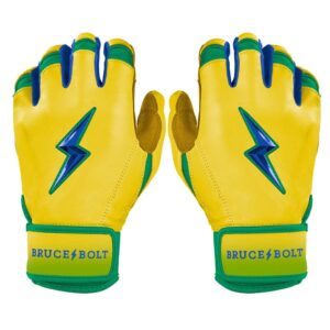 Coach RAC Creator Series Short Cuff Batting Gloves - Yellow