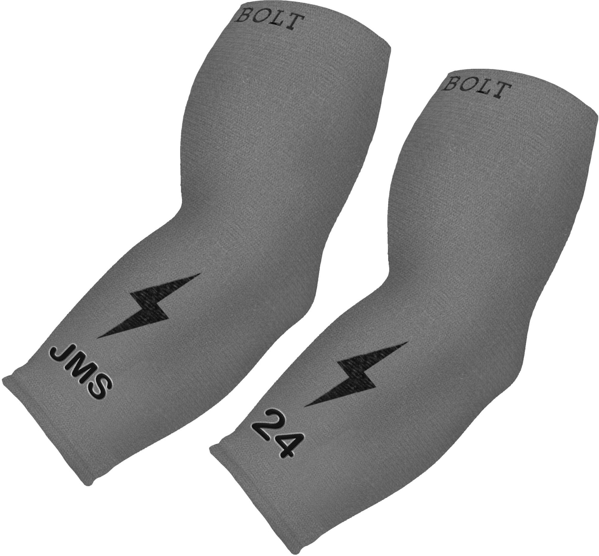 Personalized Graduated Compression Premium 3/4 Arm Sleeve - Grey