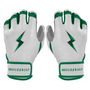 Chrome Series Short Cuff Batting Gloves - Green