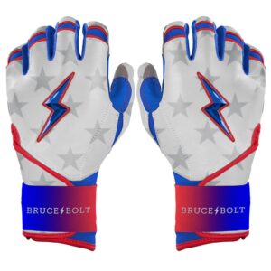 Brandon Nimmo Signature Series Long Cuff Batting Gloves - Stars & Stripes